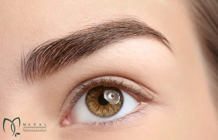 کاشت ابرو روی جای زخم و اسکار